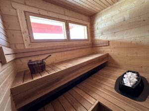Finnish sauna at Villa Lehtoniemi